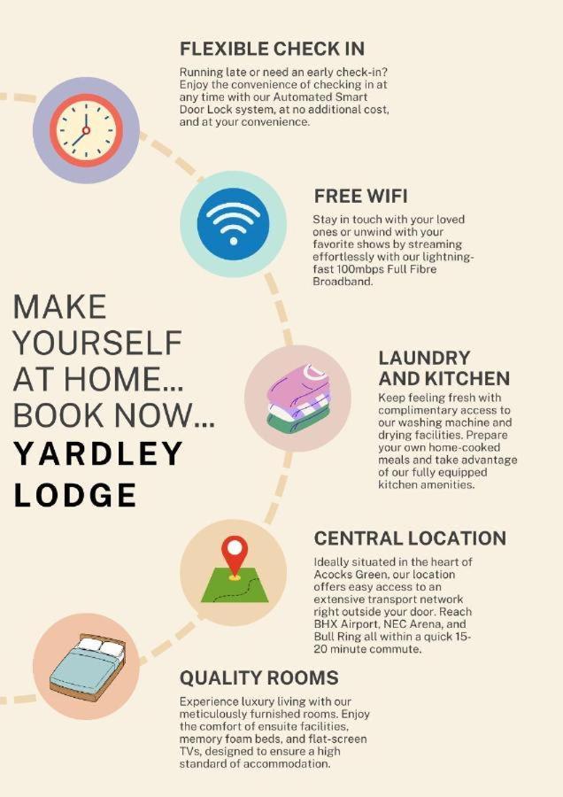 Yardley Lodge Birmingham Kültér fotó